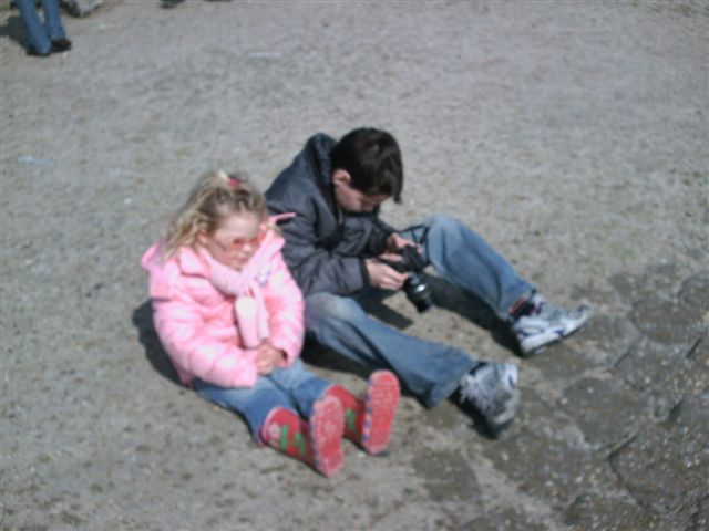 Angelina met Evan